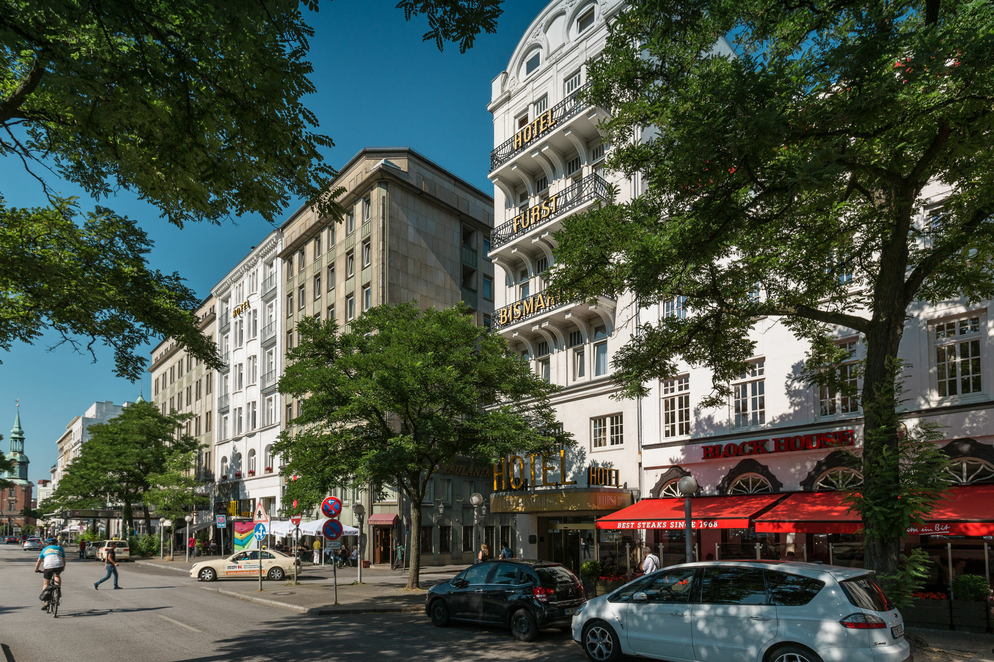 Hotel Fuerst Bismarck Гамбург Экстерьер фото